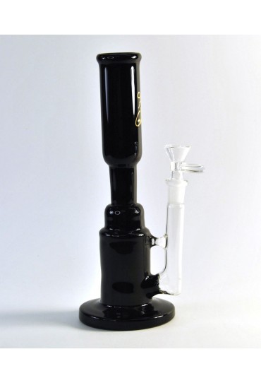 Fly Glass Black Tube Honeycomb Water Pipe