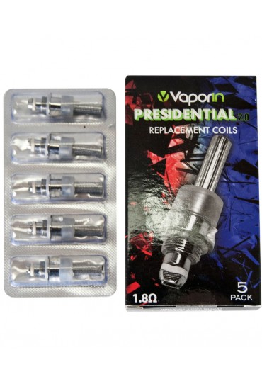 Presidential 2.0 and Pro Glass Air Replacement Coils - 5 pack